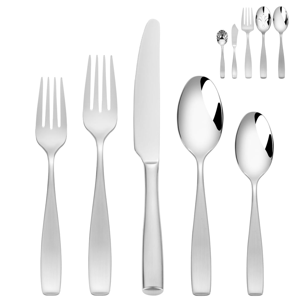 60 Piece Silverware Set for 12, 18/10 Stainless Steel Heavy Flatware Set