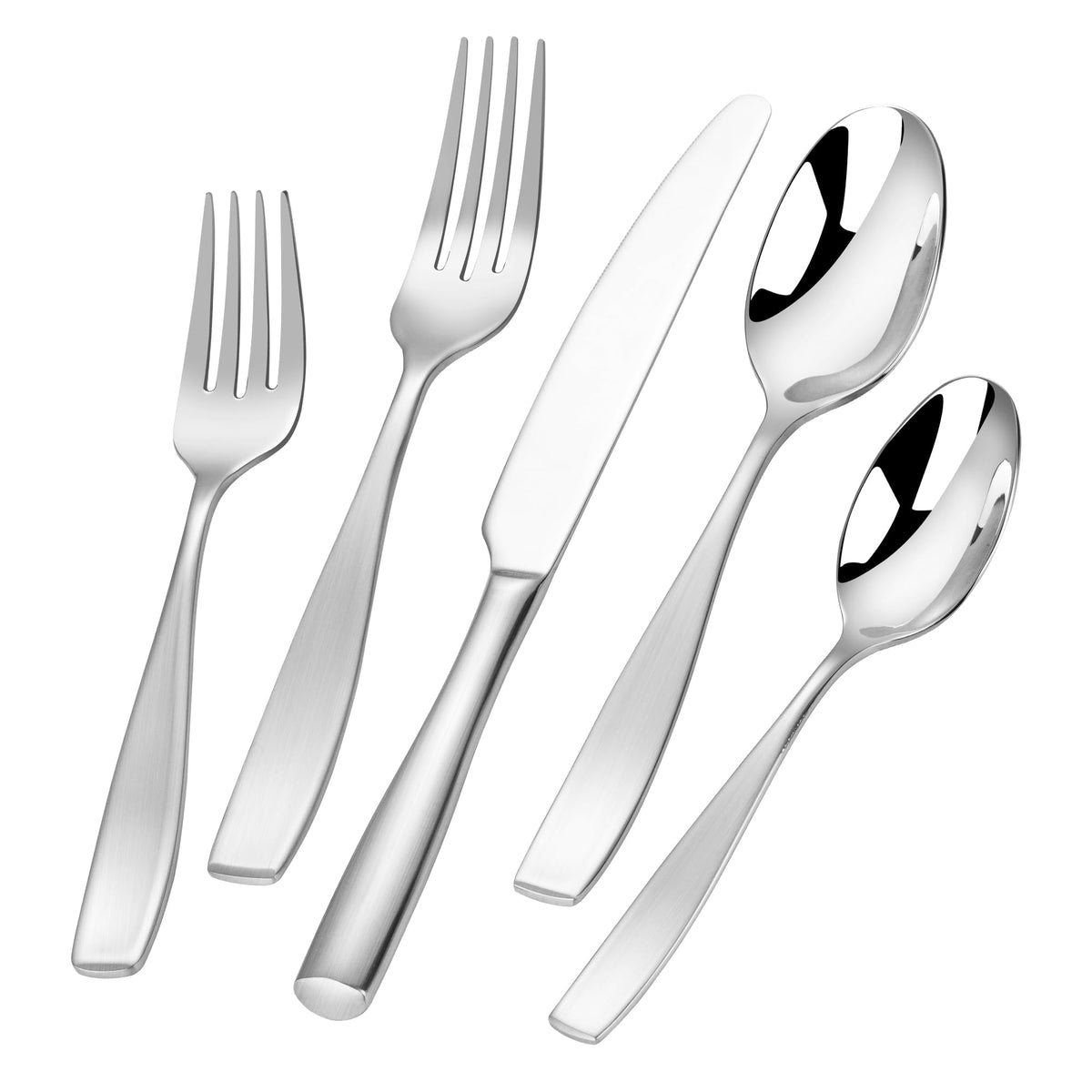 60 Piece Silverware Set for 12, 18/10 Stainless Steel Heavy Flatware Set