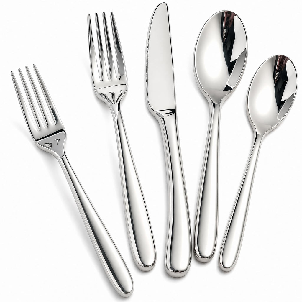 Silverware Set for 12, Heavy Duty Stainless Steel Silverware Set,60 Piece