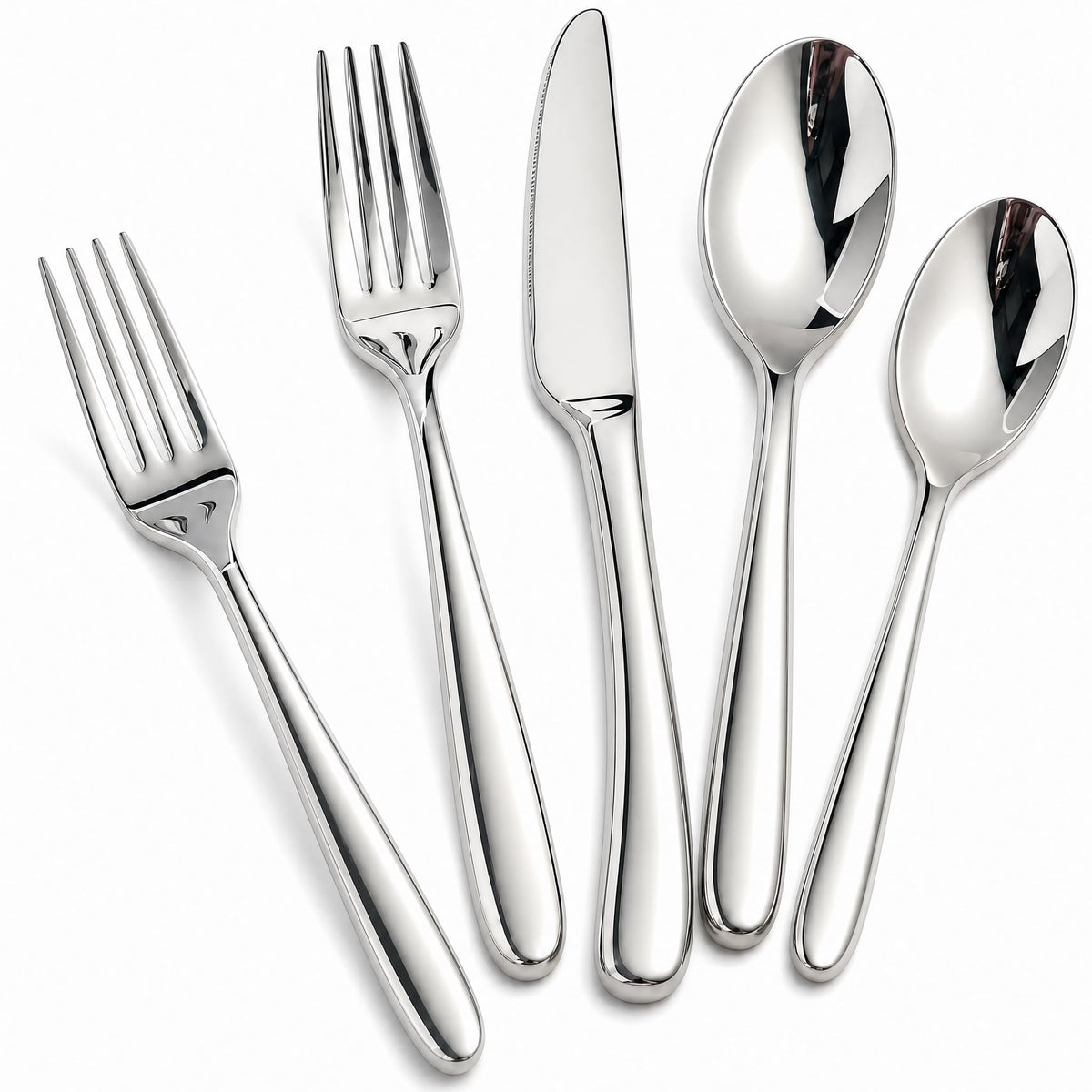 Silverware Set for 12, Heavy Duty Stainless Steel Silverware Set,60 Piece