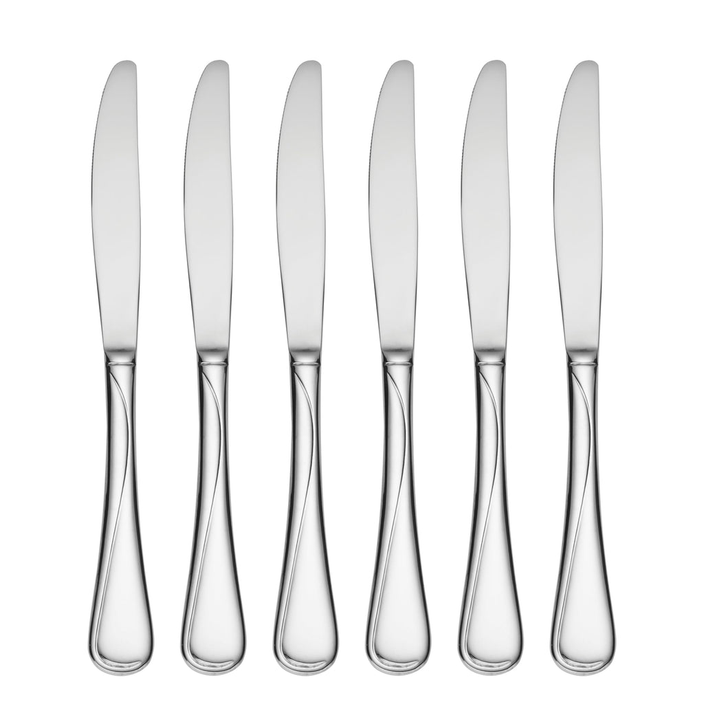 Oneida Flatware Flight Silver 18/0 Silverware Set for 12, (65-Piece)