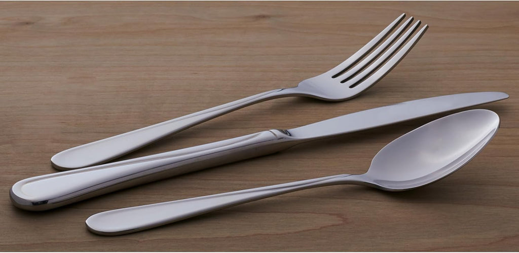 Oneida Flatware Flight Silver 18/0 Silverware Set for 12, (65-Piece)