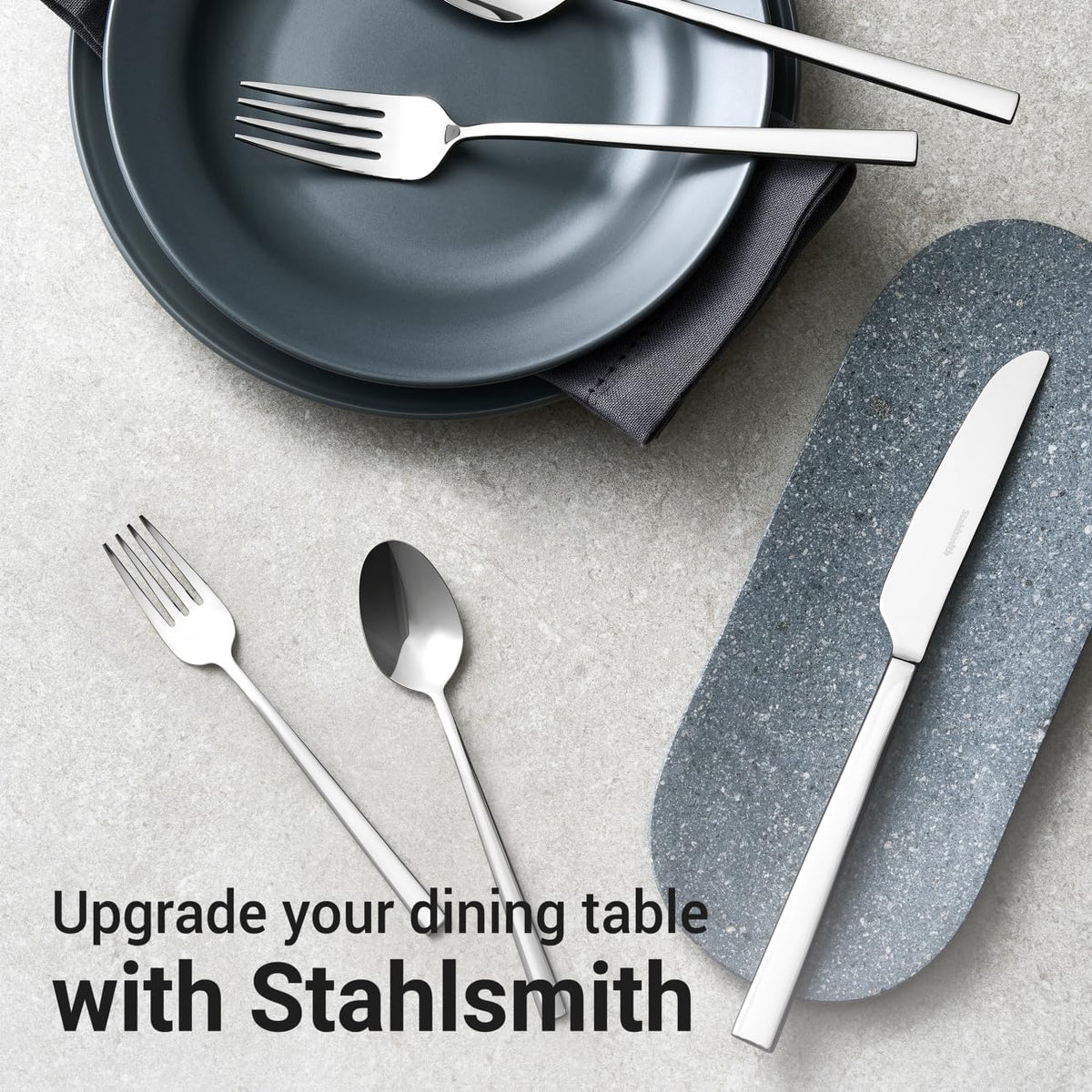 20-Piece Durable 18/10 Silverware Set, Stainless Steel Flatware